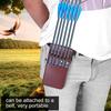 Portable   Quiver PU Leather 6pcs   Waist Holder Bag Bow Archery Equiptment(Black)
