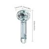 Handheld Fan Rechargeable Portable Handheld Fan With Cold Compress 2000mAh Battery-Powered 3 Speeds Silent Air Circulation For