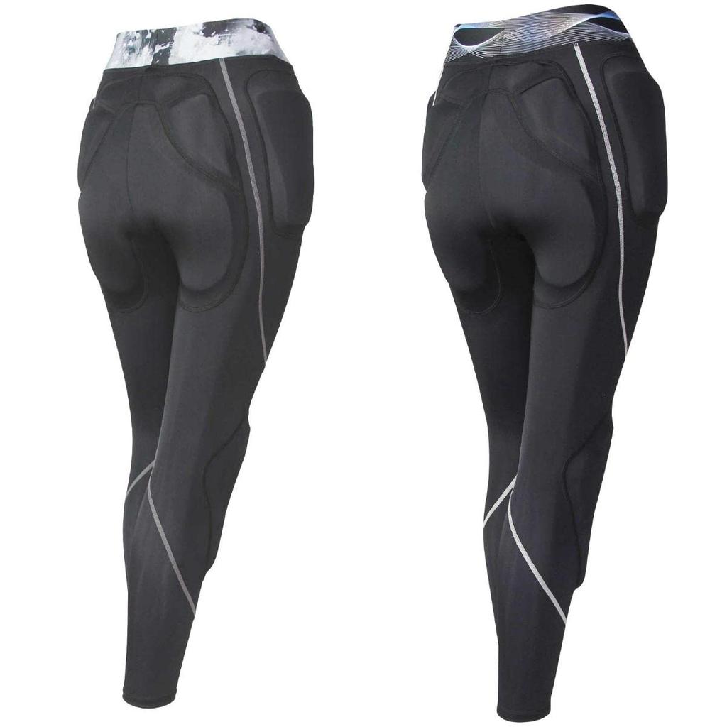 North Peak Hip Protector Long Type Snowboard Ski Ladies Pad Thickness 1 Layer BK WM [Maximum 12mm/Lightweight Type] NP-1247 (Women's M)