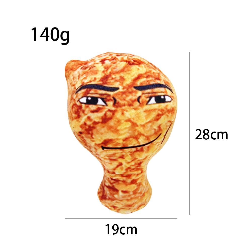 Gegegadago Stone Chicken Nugget Plush Toy Doll As Shown
