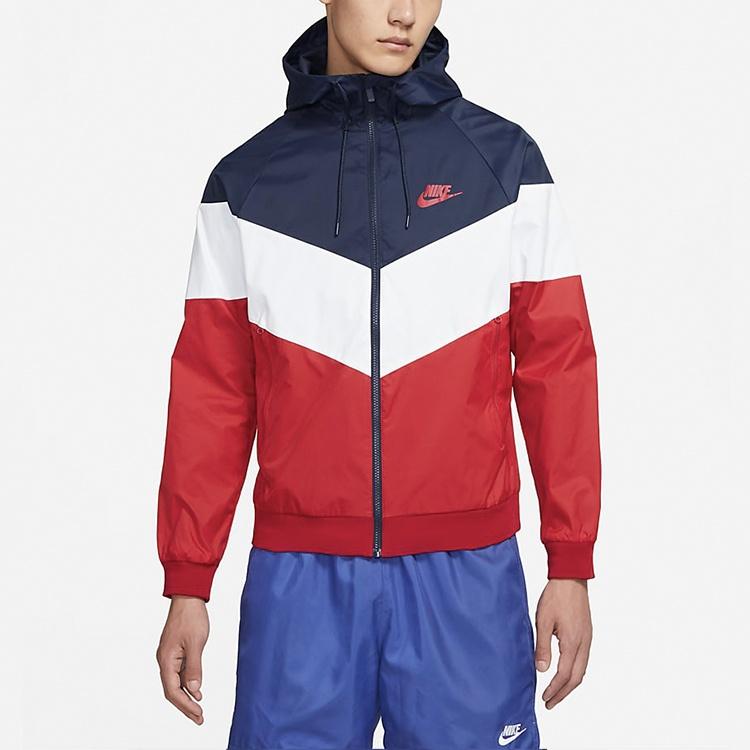Nike Sportswear Windrunner Casual Hooded Track Jacket Navy Blue Dark Men's DC4113-441