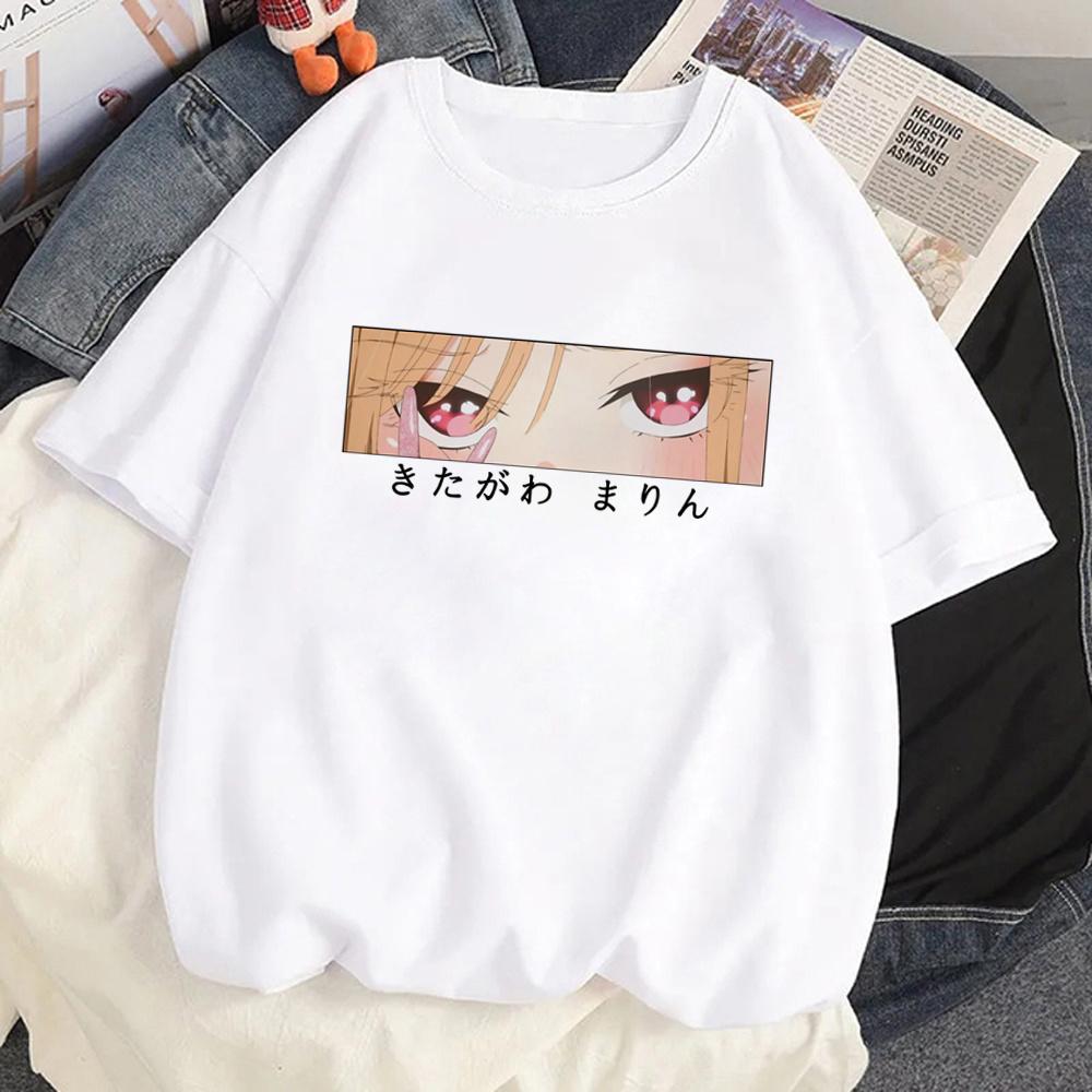 

Marin Kitagawa Tee women Japanese funny anime tshirt girl harajuku clothing 2XL