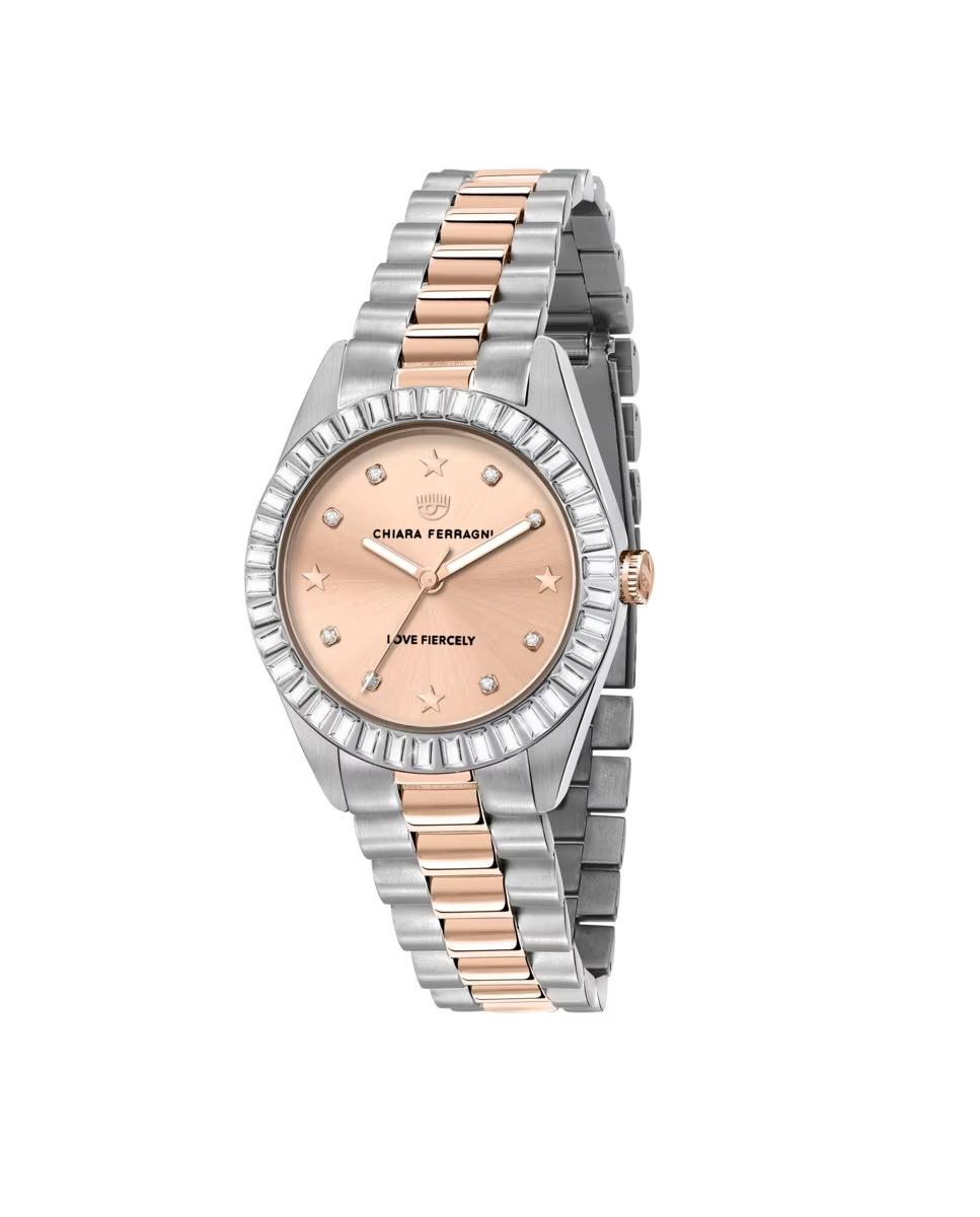 Super Merchant Herren Rosa Uhr Chiara Ferragni R1953100504. Quarz, Farbe Kobieta.