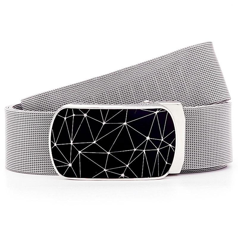 Belt Men's Stainless Steel Automatic Buckle Metallic Belt Youth Outdoor Youth Leisure Fashion Belt