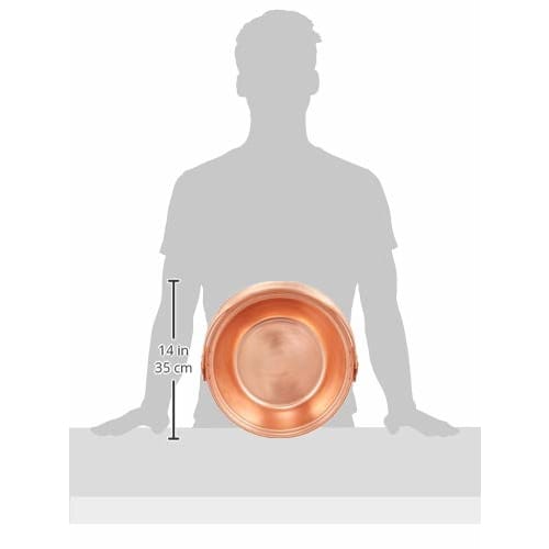 Marushin Copperware, Endo Shoji Copper Mountain Vegetable Pot (without tin lining), 30cm, ASV01030