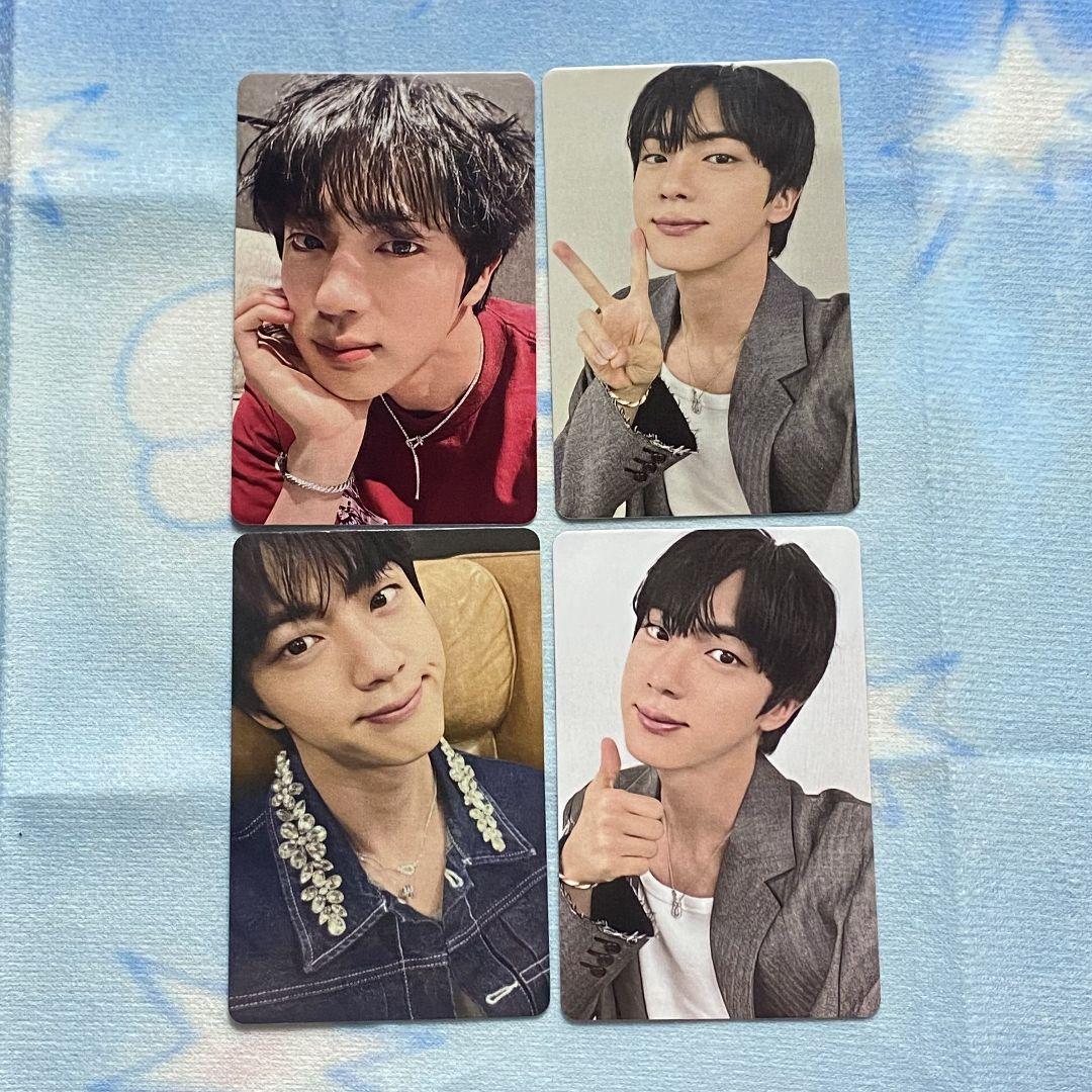 

[USED] BTS JIN venue exclusive RUNSEOKJIN_EP.TOUR trading cards (4 pieces)