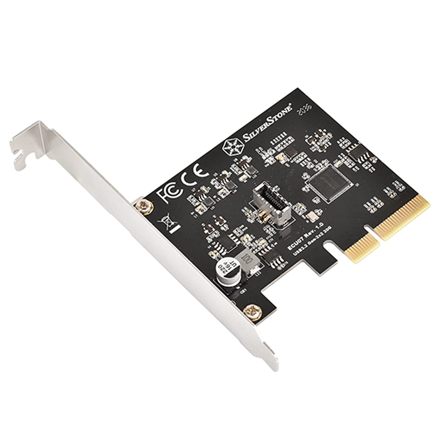 

Silver Stone ECU07 SuperSpeed 20Gbps USB Gen 2x2 Internal PCIe Host Card Authorized Distributor / 3.2 Type-C Key-A SST-ECU07 [Japan Product]