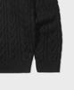 GLW Raglan Cable Knit Black