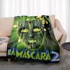 3D MASK Cartoon Blanket Jim Carrey Pattern Bedroom Living Room Home Decoration Picnic Blanket Children's Room Blankets for Beds