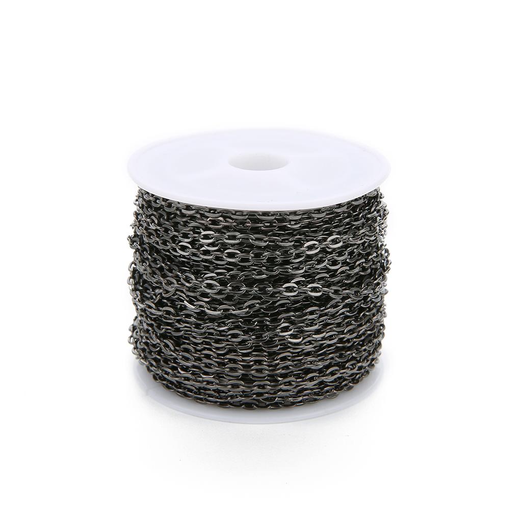 10Yards 2x3/3x4mm Iron Chains Metal Bulk Link Chains For Jewelry Making DIY Handmade Bracelets Necklace Materials Accessories