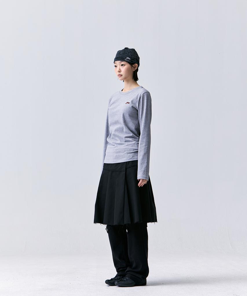 TANSANMAGNESIUM Wing Long Sleeve (Gray/Red)