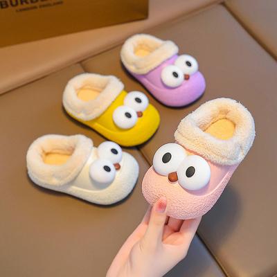 Children's Autumn and Winter Home Indoor Non-slip Cute Cotton Slippers