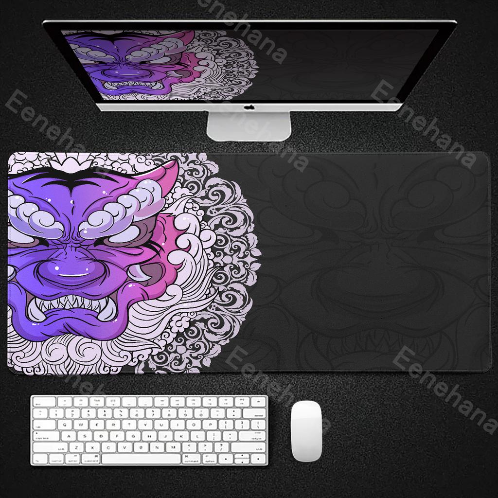 Large Tiger Gaming Mouse Pad Pc Speed Esports Mousepad Gamer Accessories Keyboard Pads XXL Computer Deskmat NonSlip Mousemat