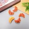 New Fashion 100Pcs/Lot 18*25MM Miniature Doll House Bread Food Model Flatback Resin Cabochons for Scrapbooking Crafts Decor