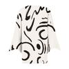 Women's Shirt Blouse Outerwear Print 3/4 Length Sleeve Casual Holiday Basic Button Tops