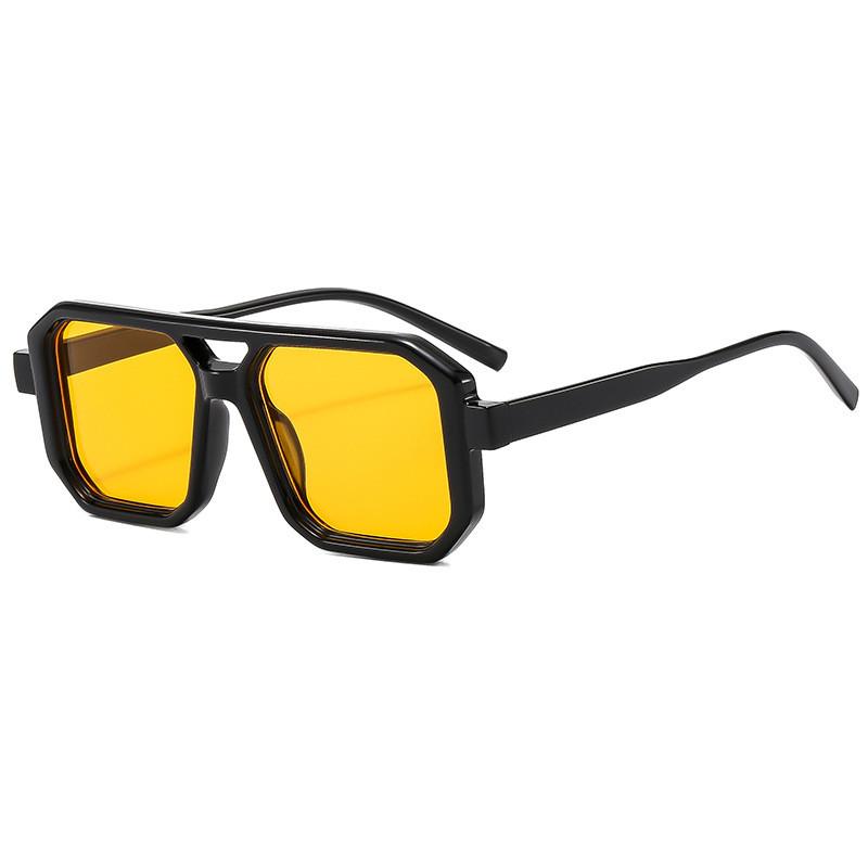 Retro Flight Pilot Sunglasses For Men And Women Uv400 Sun Protection Stylish Square Frame 2025