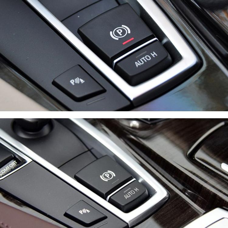 Auto Parking Switch Cover Replacement Handbrake P Key Button for BMW 5 / 6 Series 2014/07-2017/05