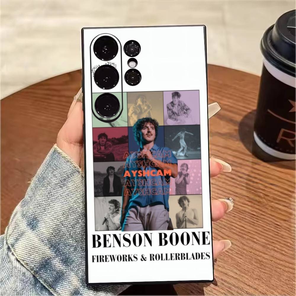 Fan Art B-Boone-e Bear BensonS Phone Case For Samsung S25,S24,S21,S22,S23,S20,Ultra,S26,Plus,Fe,Note,5G Black Cover