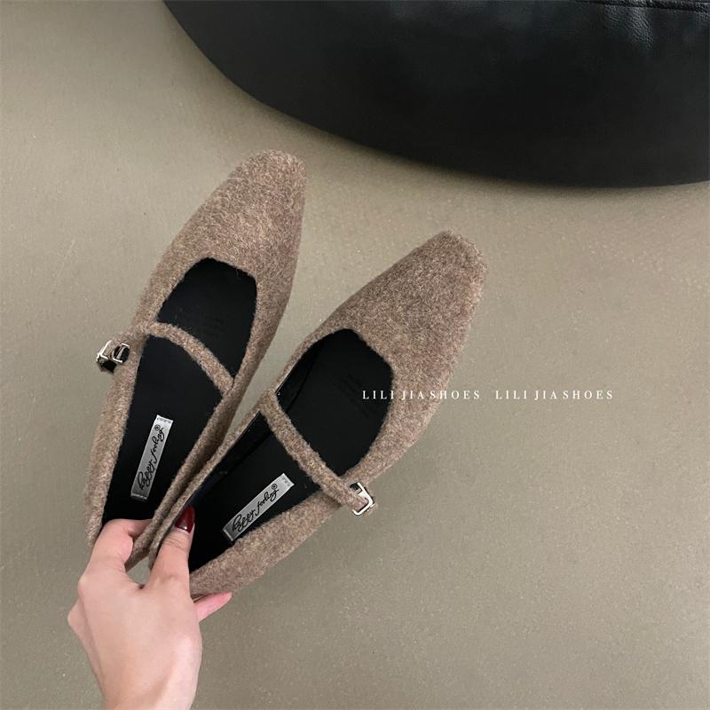 

Мода Байламос Зима Новый Бренд Женские Балетки Круглый Носок Мелкие Слипоны Женские Повседневные Балетки Мягкая Кожа Элегантные Туфли для Платья 40