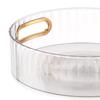 Clear Turntable Cupboard Organizer Vanity Tray Jewellery Ornament Holder for Bathroom