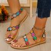 Fashion 2024 Summer New Fashion Sandals Set Toe European and American Style Women Sandals Light Holiday Outdoor Beach Plus Size Shoes