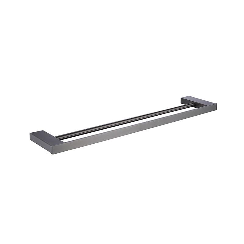 OIMG Gunmetal Grey Double Towel Rack