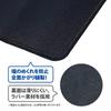mini2x TCG Rubber Playmat Magic Mat for Card Games and PC Games Battlefield Half 35x60cm with Storage Bag and Case Card Supplies Black/Plain