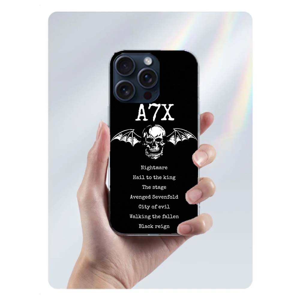 A-Avenged Sevenfold Klare Handyhülle Für Iphone 17 Air 16 Pro Max 15 Pro 14 Plus 17E 16E 11 13 12 Mini Hüllen Cases Fundas Cell T