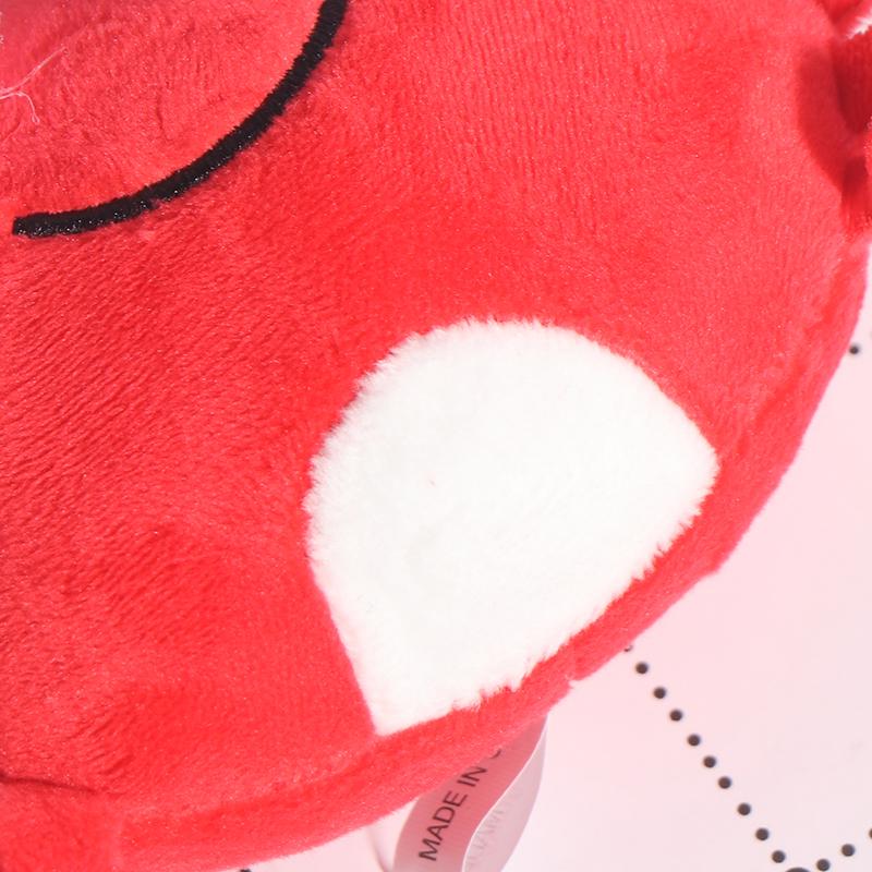 Red Crab Plush Toy Pendant Keychain Stuffed Plush Toy Cute Animal Stuffed Plush