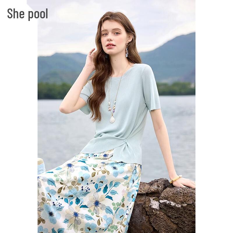 Women s Floral Skirt Two-Piece Set XL