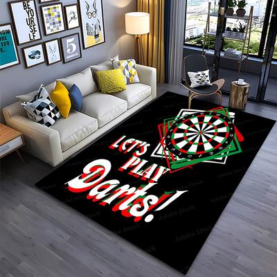 Dart Target Carpet for Living Room Bedroom Hallway Long Strip Alfombra Anti-slip Soft Area Rug Sofa Doormat Home Decor Tapete HD