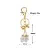 Christmas Gloves Key Chain Bow Snow Gloves Keychain Fashion Bag Pendant Holiday Car Key Ring for Girls Gift