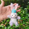 Cartoon Starry Adorable Duffy Plush Toy Backpack Keychain Doll Accessory Rabbit