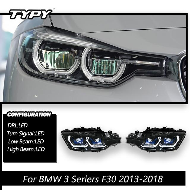 TYPY Car Lights LED Lamp Headlight Light Assemblies For BMW F30 Headlights F35 2012-2019 Auto Fog DRL Brake Turn Signal Lamp