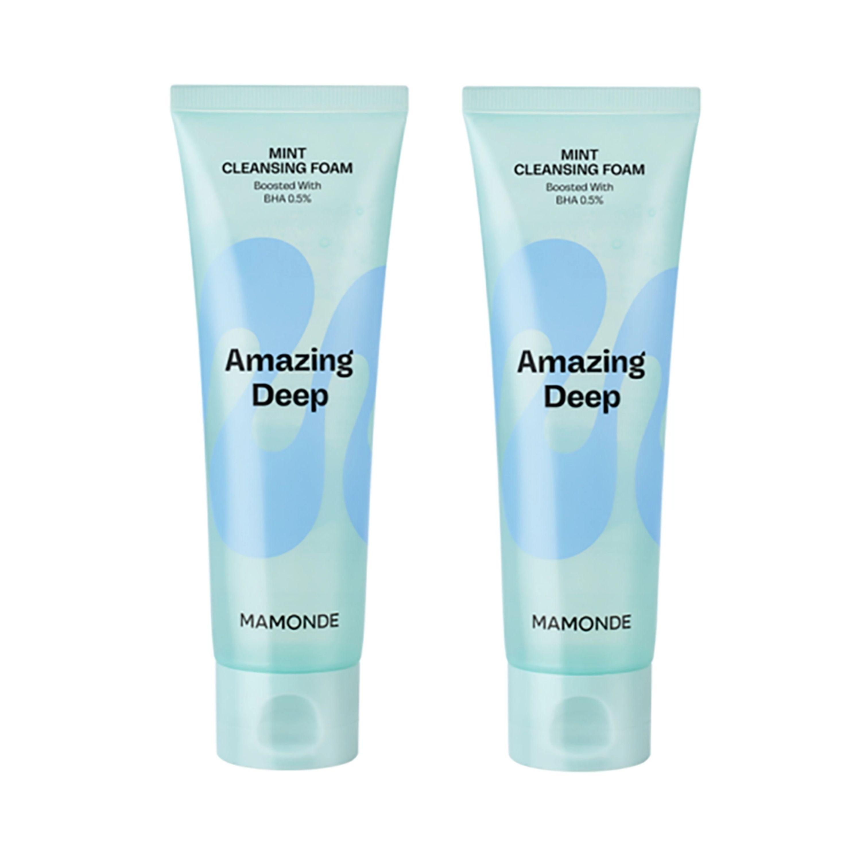 Mamonde Amazing Deep Mint Cleansing Foam 120ml x 2