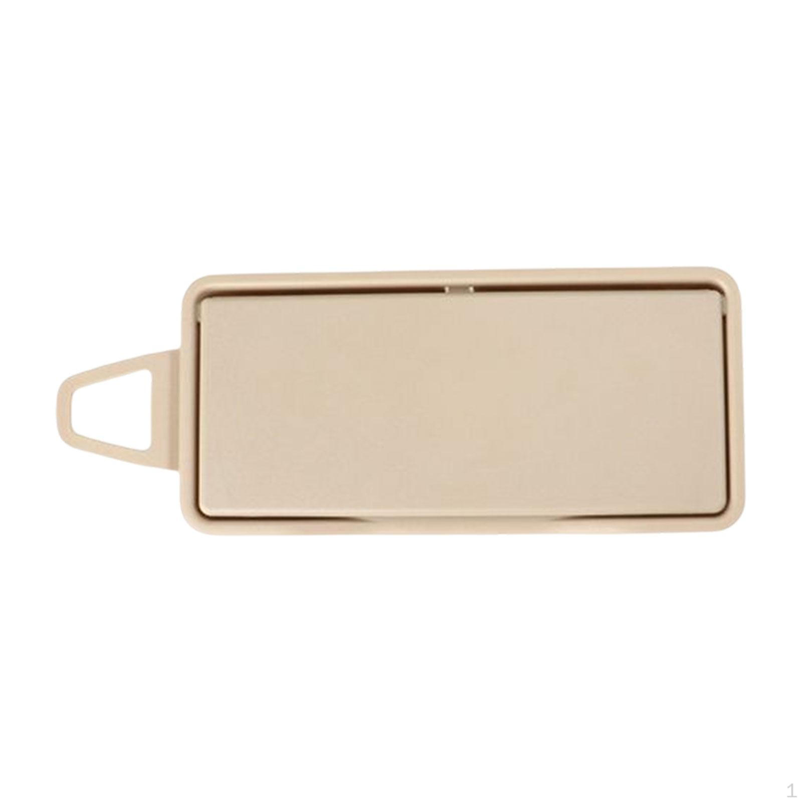 

Car Vanity Mirror Interior Decorate Professional Wife Auto Supplies Girlfriend Durable Portable Right Shallow Beige