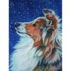 5D Diamond Painting Dog Cross Stitch სრული მრგვალი ბრილიანტის ნაქარგები მოზაიკა ცხოველთა ხელნაკეთი Rhinestone სახლის დეკორი