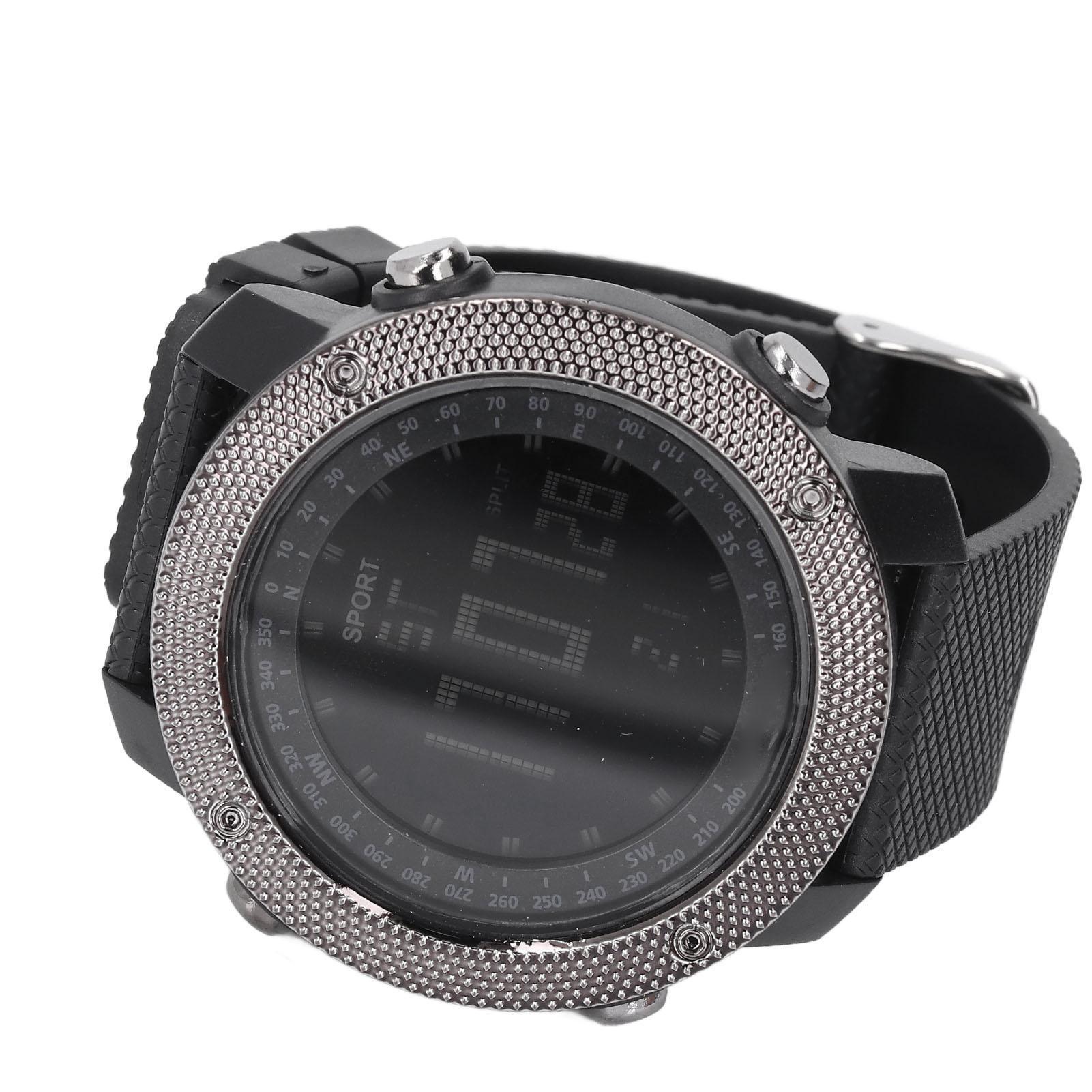 Digital Sports  2 24 Hour Stopwatch Alarm Calendar Waterproof Luminous Watch for Running Climbing Fitness