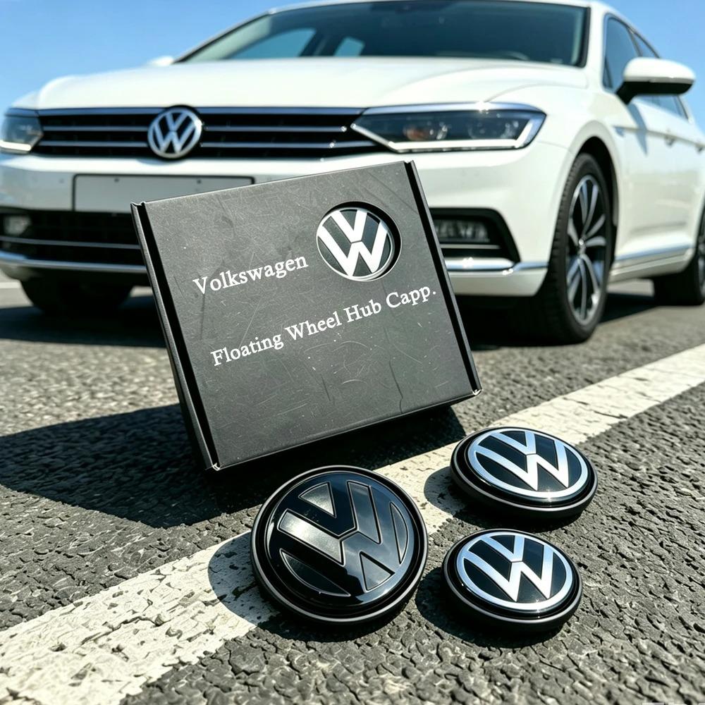 4pcs For Volkswagen VW Golf Polo GTI Touran CC (65mm #3B7601171)( 56mm #1J0601171) Floating Car Wheel Center Caps Hubcap Cover zd6