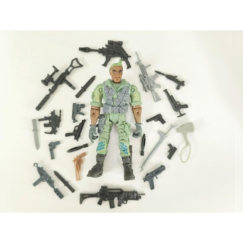 3.75" Toy Figure Lanard The Corps Commando Gerard Fixer Rainer with Accessories Action Figure 033