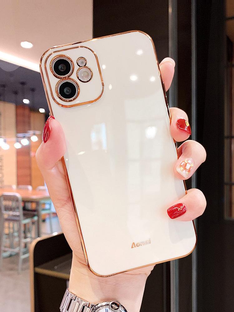 Techno POVA4/NOTE12 Transsion Hot30 Electroplated Protective Phone Case, Full Wrap