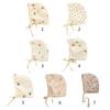 1 Pc Baby Cotton Print Hat Newborn Baby Floral Vintage Hat Infant Bonnet Cute Baby Little Loop Hat Print for 0-24 Month