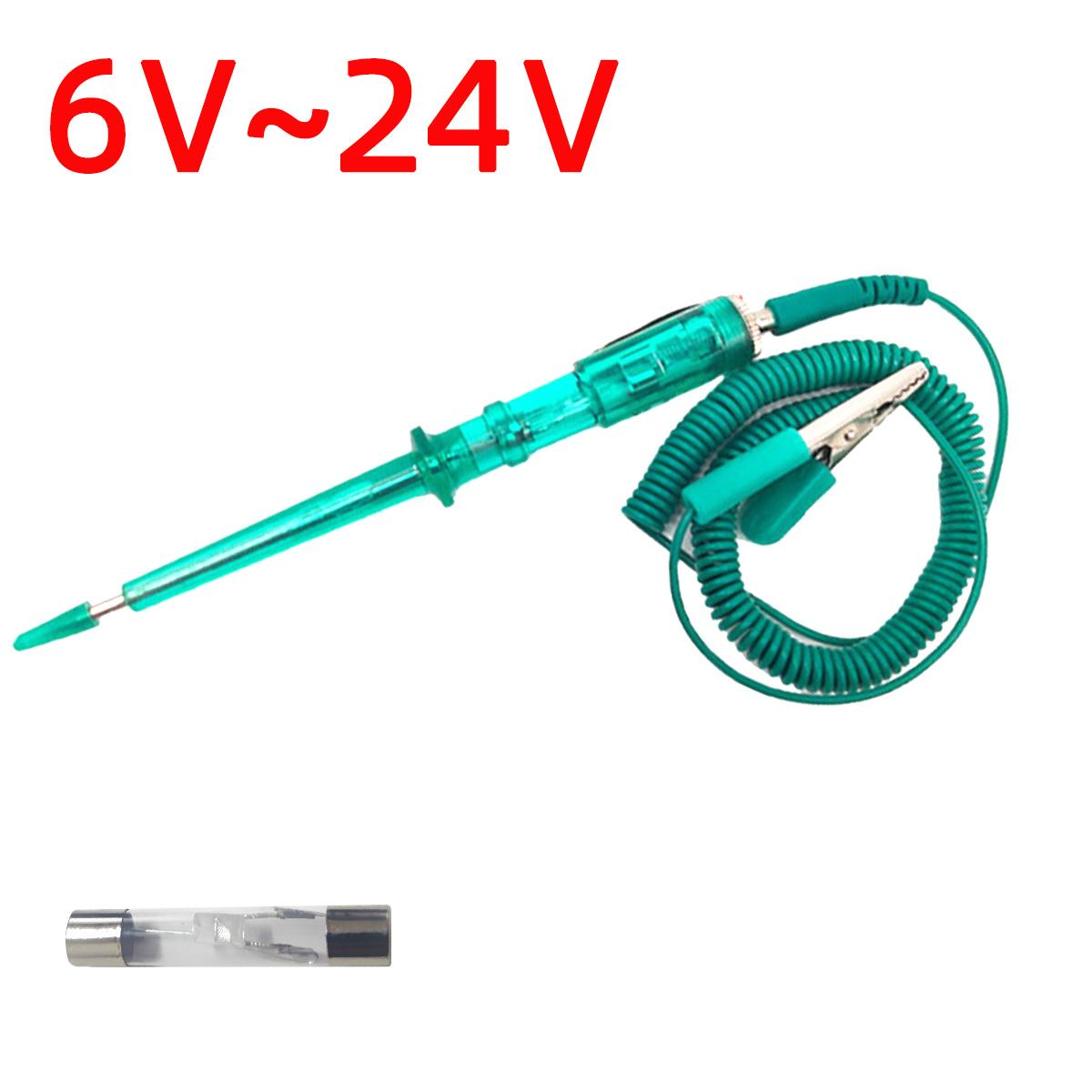 

6 В 12 В 24 В 36 В 72 В постоянного тока автомобильный грузовик тестер напряжения цепи цифровой светодиодный длинный зонд ручка лампа автомобильные диагностические инструменты авто ремонт белый