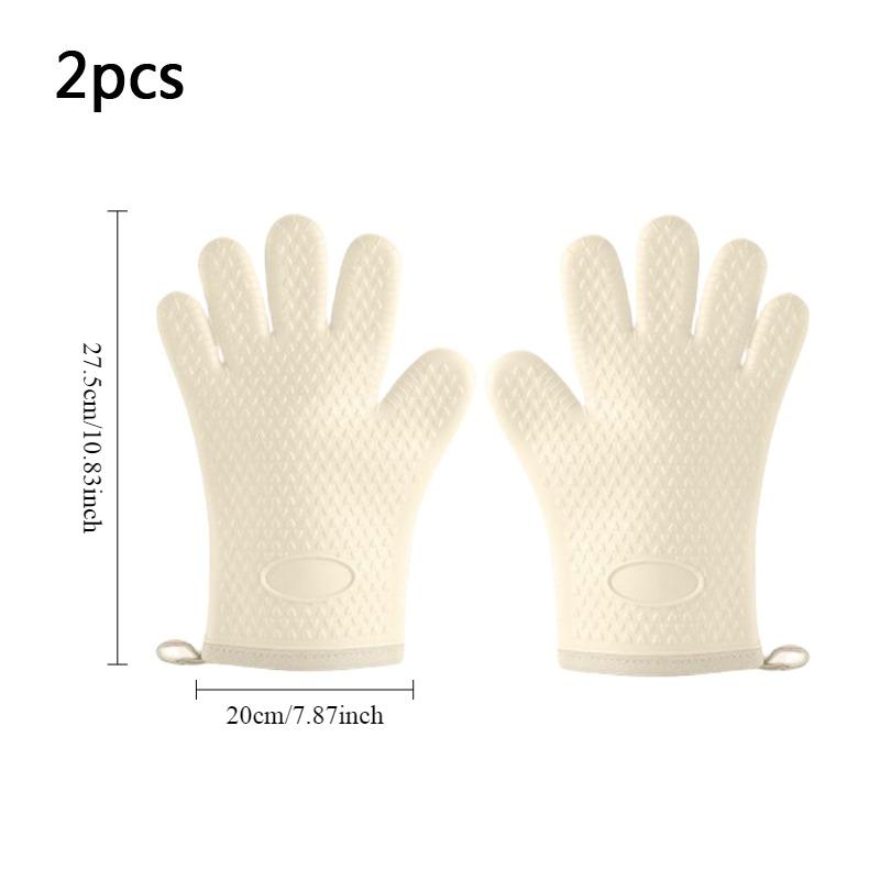 Universal Silicone Anti Scald Oven Glove Fish Shaped Thickened Insulation Gloves BBQ Mitts Tray Dish Bowl Holder Baking Supplies