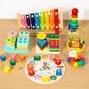 Montessori Holzxylophon Musikset für Kinder - 8-Ton Lernspielzeug für Mädchen & Jungen
