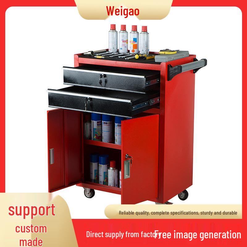 Large Capacity CNC Tool Cabinet with BT30 Holder and Multifunctional Workbench