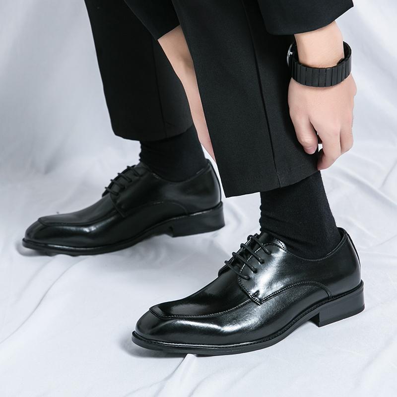 Fashion Business men's leather shoes Fashionable minimalist formal style Daily office and leisure Party Plus size wedding groom shoes