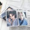 Transparent Idol Kpop Star Photo Storage Box With Flip Lid Photocards Holder Small Card Collection Card Dustproof Storage Box
