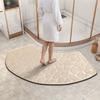 Thickened Cobblestone Bathroom Floor Mat Dirt-resistant Absorbent Floor Mat for Toilet