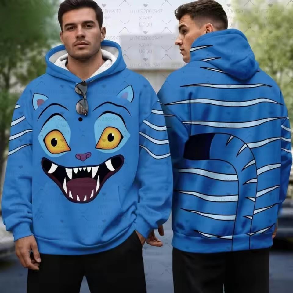 

Winter Men s Hoodie Harajuku Hip Hop Hoodie Tiger 3D Printed Sportswear Fashion Sportswear S